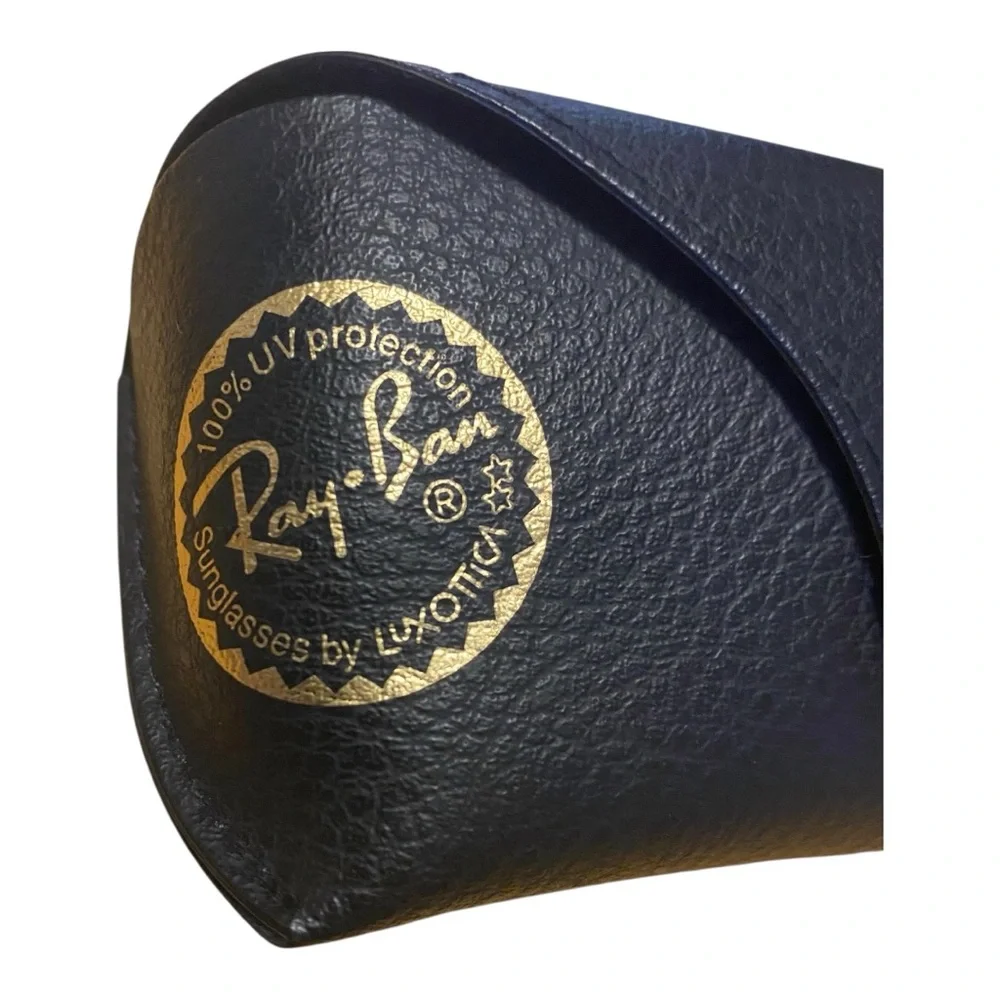Ray-Ban Black Leather Sunglasses Case